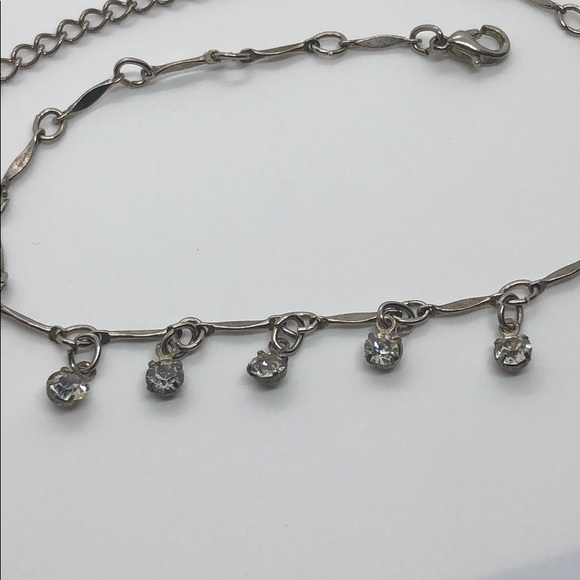 Silver Rhinestone Bracelet - Picture 2 of 3